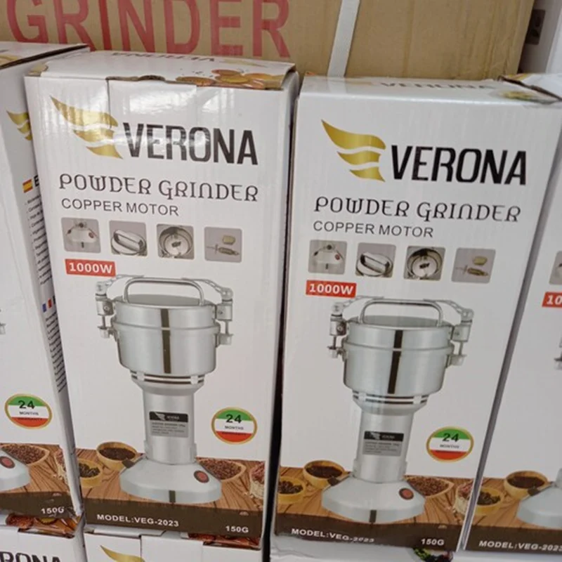 آسیاب صنعتی Verona 150 گرمی 1000 وات اصلی ایتالیایی کیفیت تضمینی و درجه یک