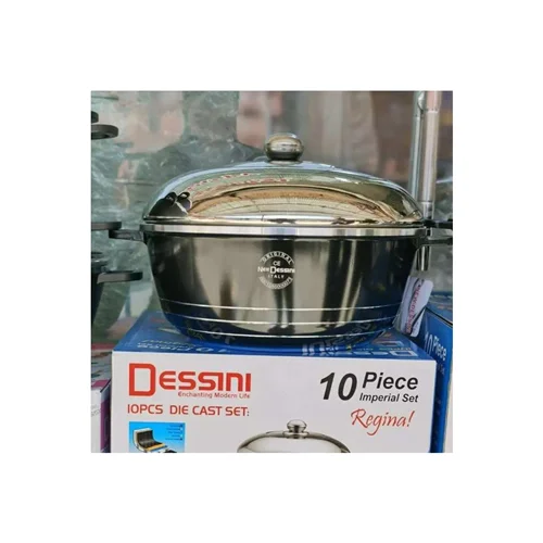 سرویس قابلمه چدن دسینی ۱۰ پارچه Dessini
