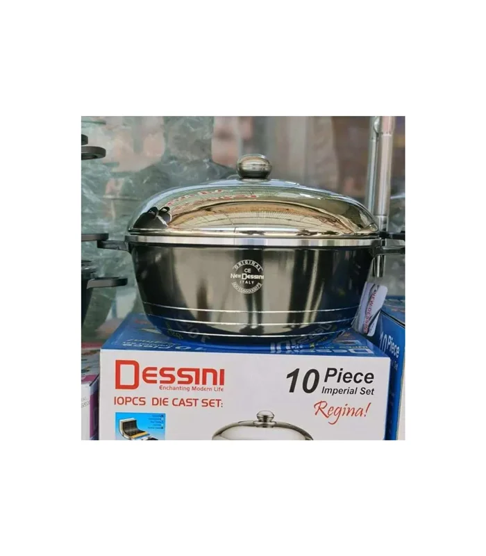 سرویس قابلمه چدن دسینی ۱۰ پارچه Dessini