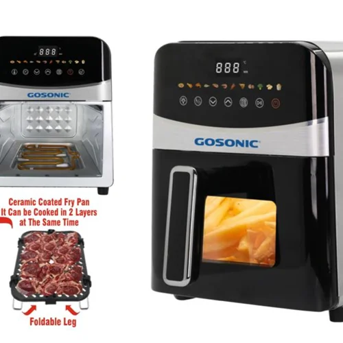 سرخکن رژیمی دو المنت 9 لیتر گوسونیک مدل Gosonic GAF-859